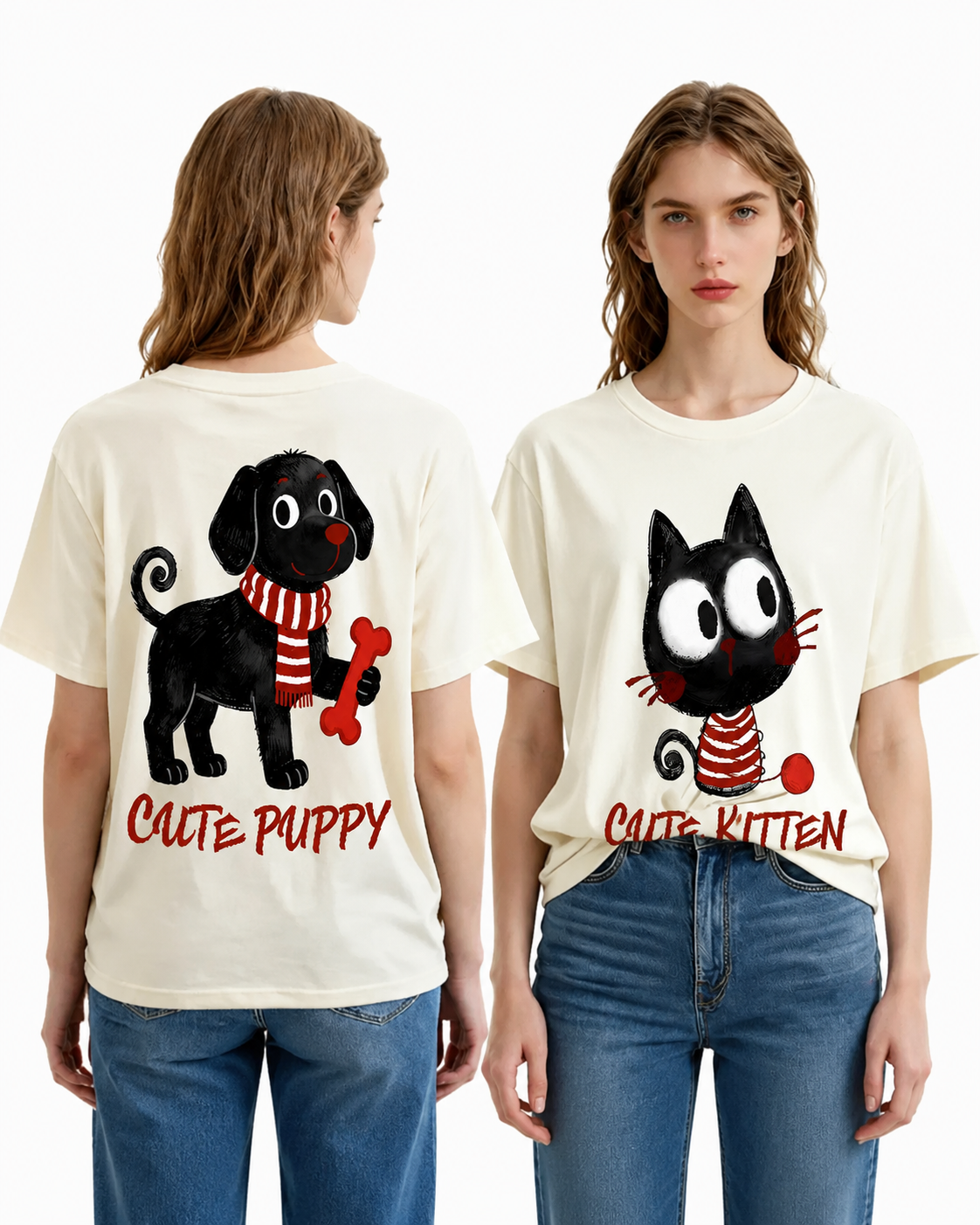 Custom Women’s Short Sleeve T-Shirt – Front & Back Print