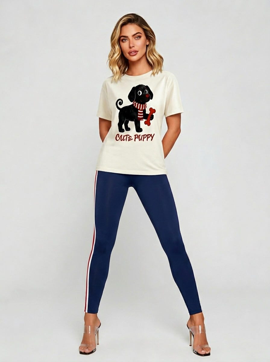 Custom Women’s Short Sleeve T-Shirt – Front & Back Print
