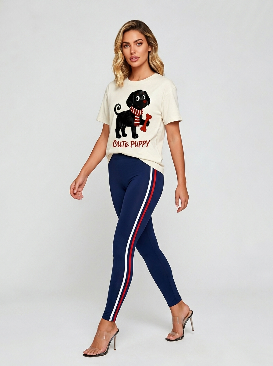 Custom Women’s Short Sleeve T-Shirt – Front & Back Print