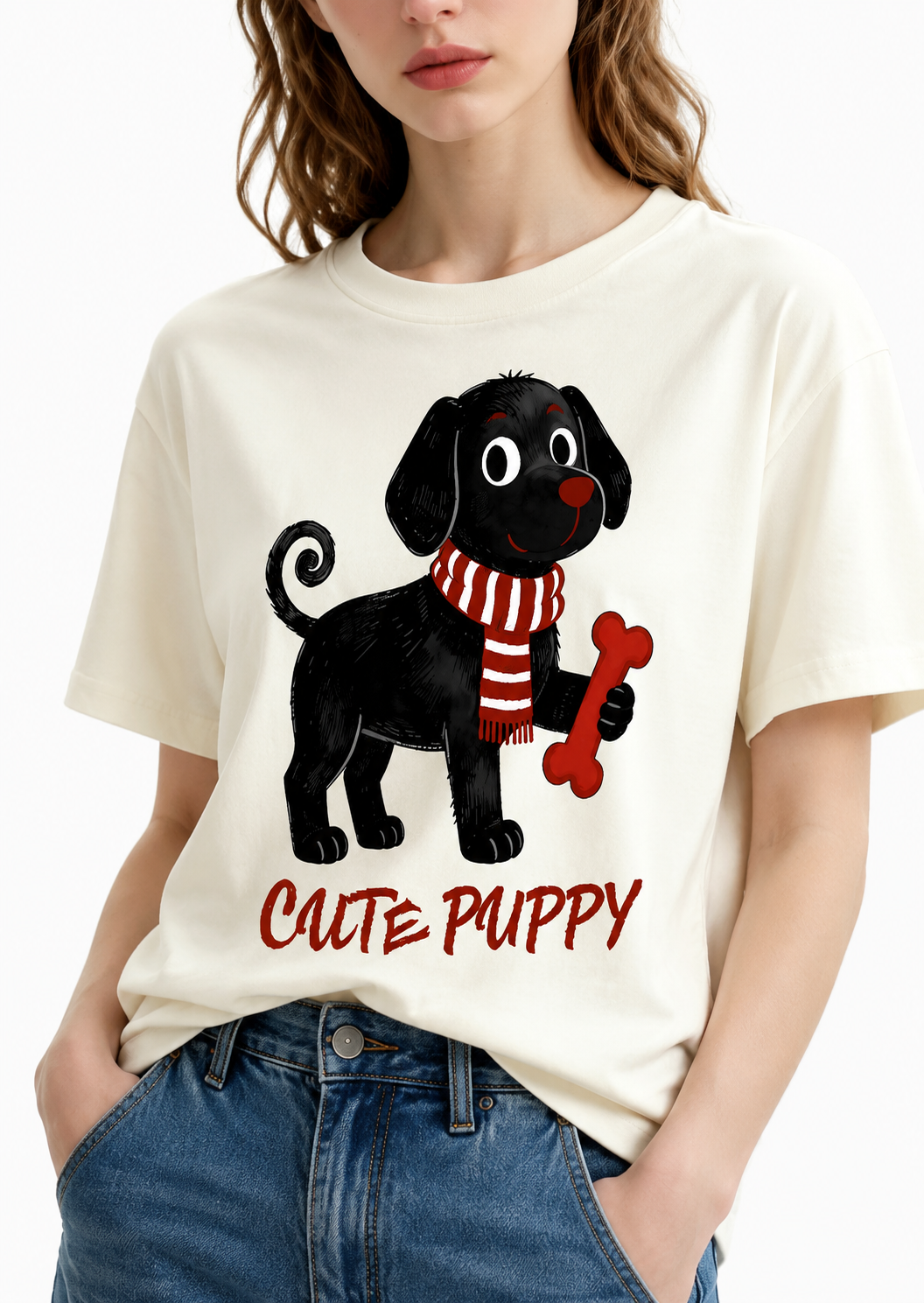 Custom Women’s Short Sleeve T-Shirt – Front & Back Print